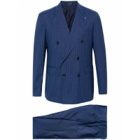Tagliatore Men's 'Striped Peak-Lapels' Suit