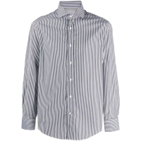 Brunello Cucinelli Men's 'Stripe-Print' Shirt