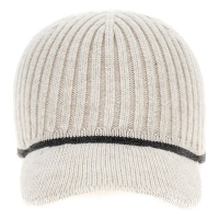 Brunello Cucinelli Casquette 'Ribbed' pour Femmes