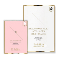 ErthSkin 'Hyaluronic Acid & Collagen + Rose Blossom' Anti-Aging-Pflegeset - 2 Stücke