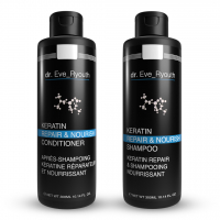Dr. Eve_Ryouth 'Keratin Repair & Nourish' Shampoo & Conditioner - 300 ml, 2 Stücke
