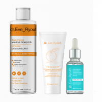 Dr. Eve_Ryouth 'Vitamin C + Hyaluronic Acid + Refreshing and Hydrating 2 in 1' Hautpflege-Set - 3 Stücke