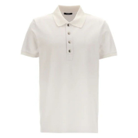 Balmain Men's 'Monogram-Pattern Piqué' Polo Shirt