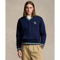 Polo Ralph Lauren Sweatshirt 'Striped-Trim Fleece' pour Hommes