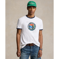 Polo Ralph Lauren 'Classic-Fit Jersey Graphic' T-Shirt für Herren