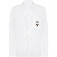 Dolce&Gabbana Chemise 'Logo-Embroidered' pour Hommes