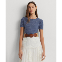 LAUREN Ralph Lauren 'Striped Pocket' T-Shirt für Damen