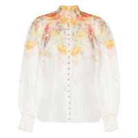 Zimmermann 'Tranquillity Floral' Langärmelige Bluse für Damen