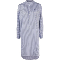 Polo Ralph Lauren Robe chemise 'Striped Collarless' pour Femmes