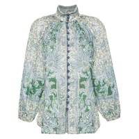 Zimmermann Blouse à manches longues 'Ottie Paisley-Print' pour Femmes