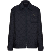 Valentino Men's 'Logo-Appliqué' Quilted Jacket