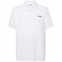 Alexander McQueen Men's 'Embroidered-Logo' Polo Shirt