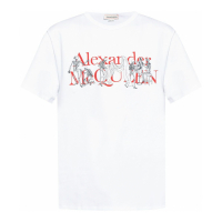 Alexander McQueen Men's 'Logo' T-Shirt