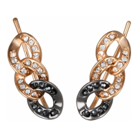 Karl Lagerfeld Women's 'Essentials Ombre Chain Crawle' Earrings