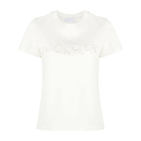 Moncler 'Logo-Embroidered' T-Shirt für Damen