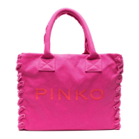 Pinko Panier de plage 'Logo-Embroidered' pour Femmes