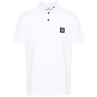 Stone Island 'Compass-Patch Piqué' Polohemd für Herren