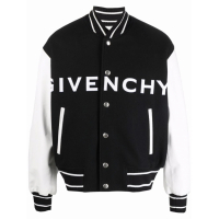 Givenchy Men's 'Contrasting-Sleeves' Bomber Jacket