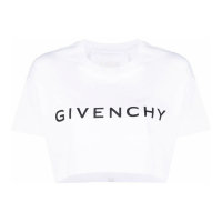 Givenchy Women's 'Logo' Crop T-shirt