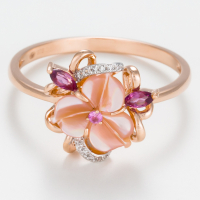 Diamanta 'Hibiscus' Ring für Damen