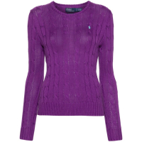 Polo Ralph Lauren Pull 'Embroidered-Logo Cable-Knit' pour Femmes