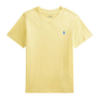 Polo Ralph Lauren T-shirt 'Cotton Jersey V-Neck' pour Enfant et petit garçon