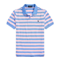 Polo Ralph Lauren Big Boy's 'Striped Cotton Mesh' Polo Shirt