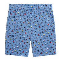 Ralph Lauren Kids 'Sailboat Print Spa Terry' Shorts für großes Jungen