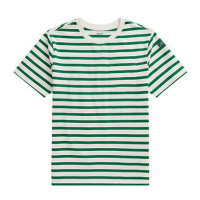 Ralph Lauren Kids T-shirt 'Striped Cotton Jersey Pocket' pour Grands garçons