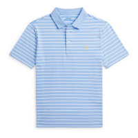 Polo Ralph Lauren Big Boy's 'Striped Performance Jersey' Polo Shirt