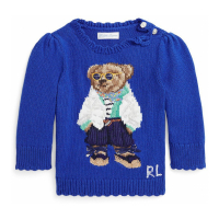 Polo Ralph Lauren Baby Girl's 'Polo Bear' Sweater