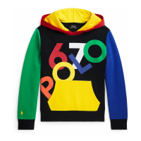 Polo Ralph Lauren 'Color-Blocked Logo' Kapuzenpullover für großes Jungen