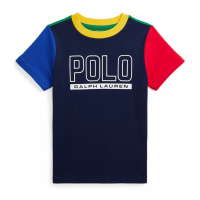 Polo Ralph Lauren T-shirt 'Color-Blocked Logo' pour Enfant et petit garçon