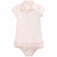 Polo Ralph Lauren Kids Baby Girl's 'Ruffled' Dress & Bloomer Set