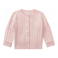 Polo Ralph Lauren Kids 'Cable-Knit' Strickjacke für Baby Mädchen