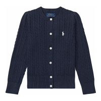 Polo Ralph Lauren Kids Little Girl's 'Cable Knit' Cardigan