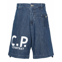 CP Company Men's 'Logo' Denim Shorts