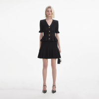 Self Portrait 'Peplum' Mini Kleid für Damen