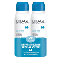 Uriage 'Eau Thermale Fresh' Sprüh-Deodorant - 125 ml, 2 Stücke