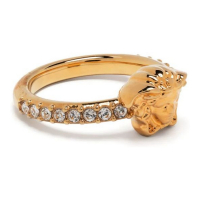 Versace Women's 'La Medusa Crystal-Embellished' Ring