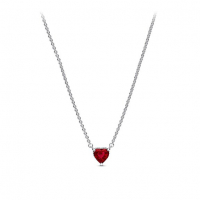 Pandora 'Sparkling Heart Halo' Halskette für Damen