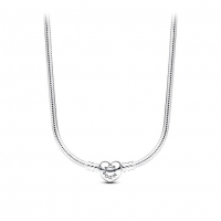 Pandora 'Heart Clasp Snake' Halskette für Damen