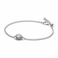 Pandora Women's 'Sparkling Pear Halo' Bracelet