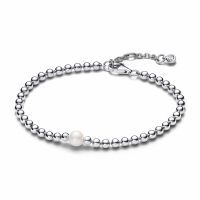 Pandora Women's 'Treated Freshwater Cultured Pearl & Beads' Bracelet