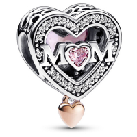Pandora Women's 'Mum Heart' Charm