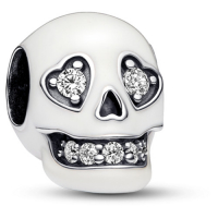 Pandora Charm 'Glow-in-the-dark Sparkling Skull' pour Femmes