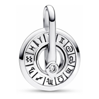 Pandora Charm 'Zodiac Wheel Medallion Charm' pour Femmes