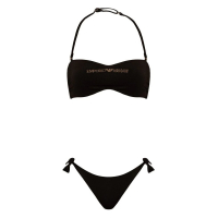 Emporio Armani 'Logo-Print Bandeau' Bikini für Damen