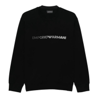 Emporio Armani Sweatshirt 'Logo-Embroidered' pour Hommes