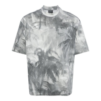 Emporio Armani 'Palm Tree-Print' T-Shirt für Herren